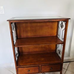 Ornate Shelf With Drawers