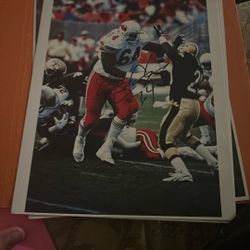 4 Official Autograph Of 4 Football Pros Old