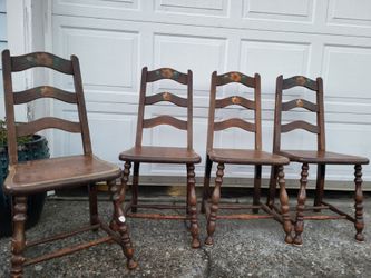 Antique table and chairs