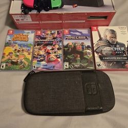 Nintendo Switch With Multiple Games