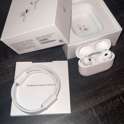 AirPod Pros 2nd Generation Noise Cancelling Earbuds With MagSafe Charging Case