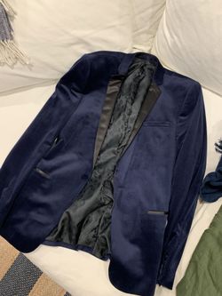 Blue Velvet Blazer
