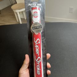 SuperStroke NCAA Ohio State University Legacy 2.0 Putter Grip w/Ball Marker
