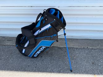 Callaway Strata Blue Golf Stand Carry 7 Way Divide Backpack Bag! Great condition!