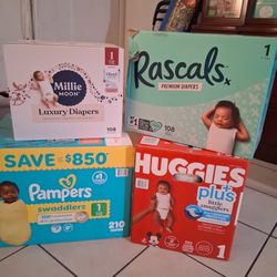 Size 1 Baby Diapers 