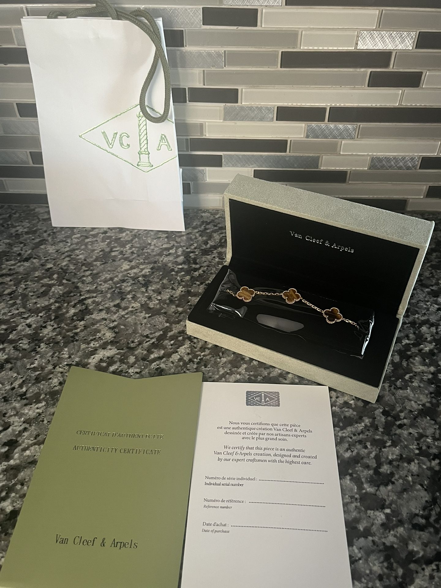 Brown Vancleef Bracelet