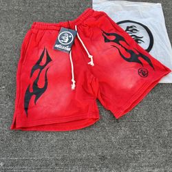 Red Flame Shorts
