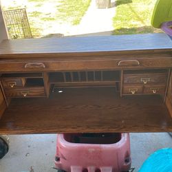 winners only solid oak desk. top piece.
