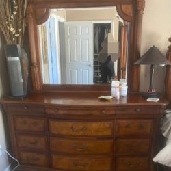 Dresser And Mirror