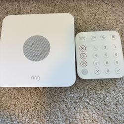 RING Alarm Home Security Base Station 2nd Gen [4HB1U9-0EN0] With Power Cord Keypad