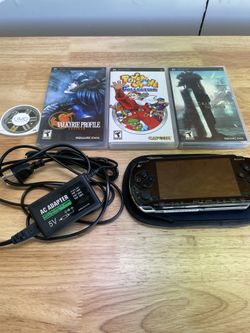 PSP with games