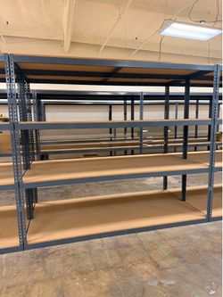 Heavy Duty Metal Shelves 8ft
