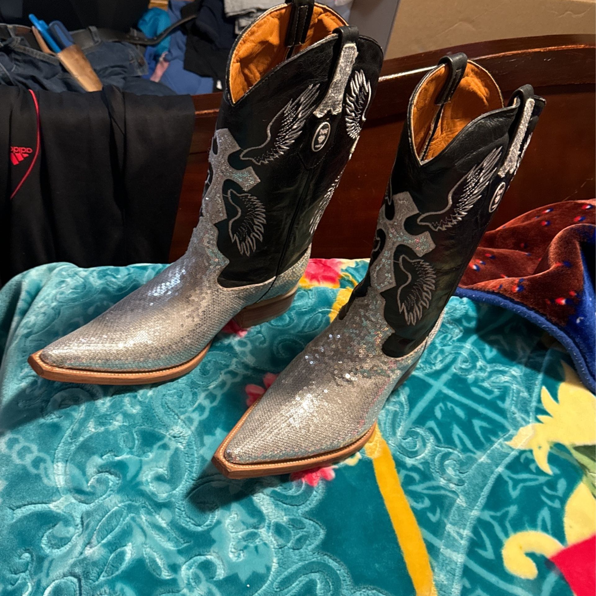 Black Stone Cowboy Boots