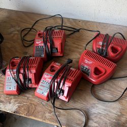 Milwaukee battery chargers
