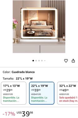 LED Lighted  Mirror-Espejo iluminado por LED