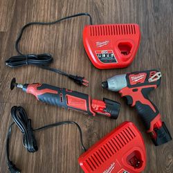 Milwaukee Roadwry Tool And M12 Drill