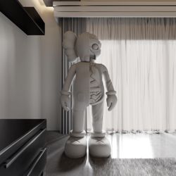 5ft Dissected Kaws Statue