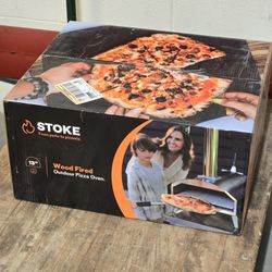 Portable Outdoor Pizza Oven 13 Inch  Wood Pellet Backyard Pizza Maker