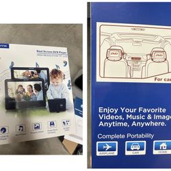 WONNIE 10.5" Dual Screen Car DVD Players