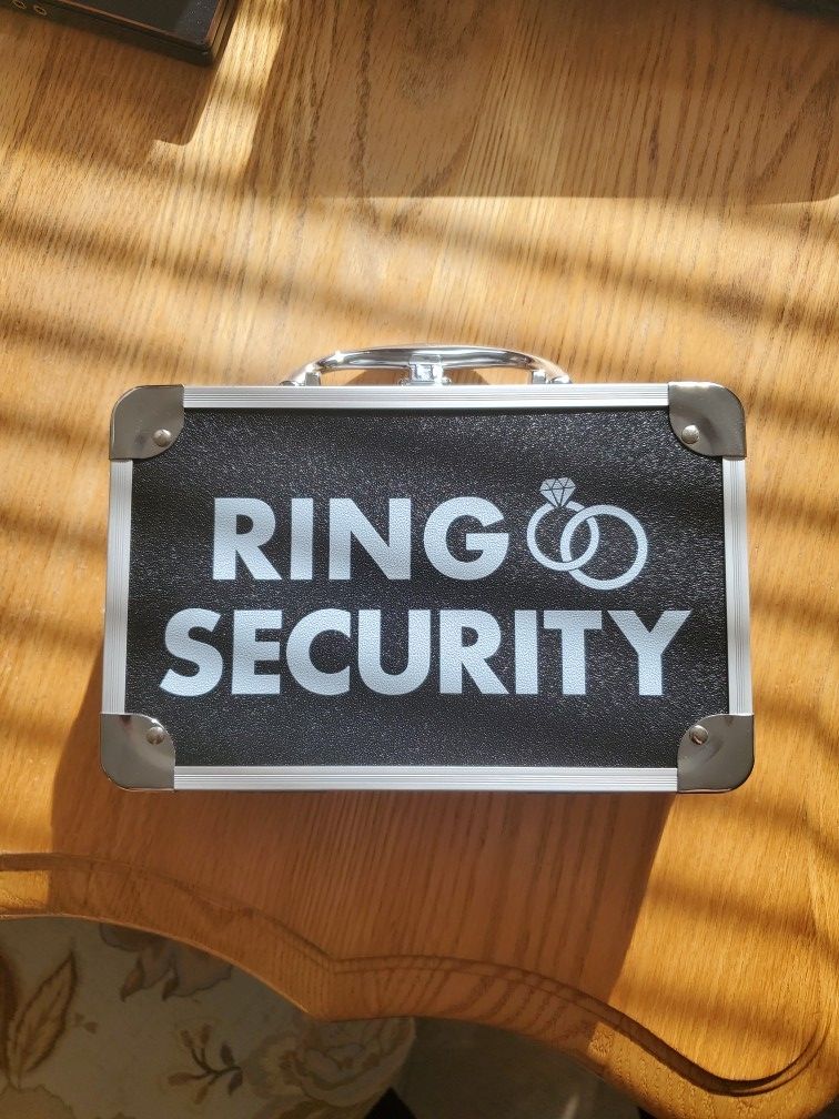 Wedding Ring Bearer Security Breifcase