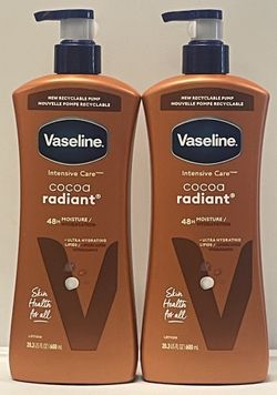 Vaseline Cocoa Radiant Body Lotion 20.3 fl oz (Pack Of 2)