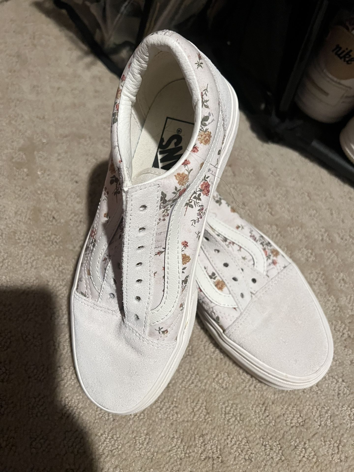 Vans Off White Floral Print