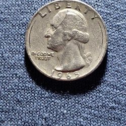 1965 Quarter No Mint Mark