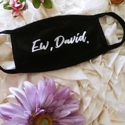 Ew, David black face mask Schitt's Creek - BRAND NEW