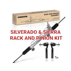 Power Steering Rack & Pinion Kit 1(contact info removed) GMC Sierra Chevy Silverado 1500 2WD