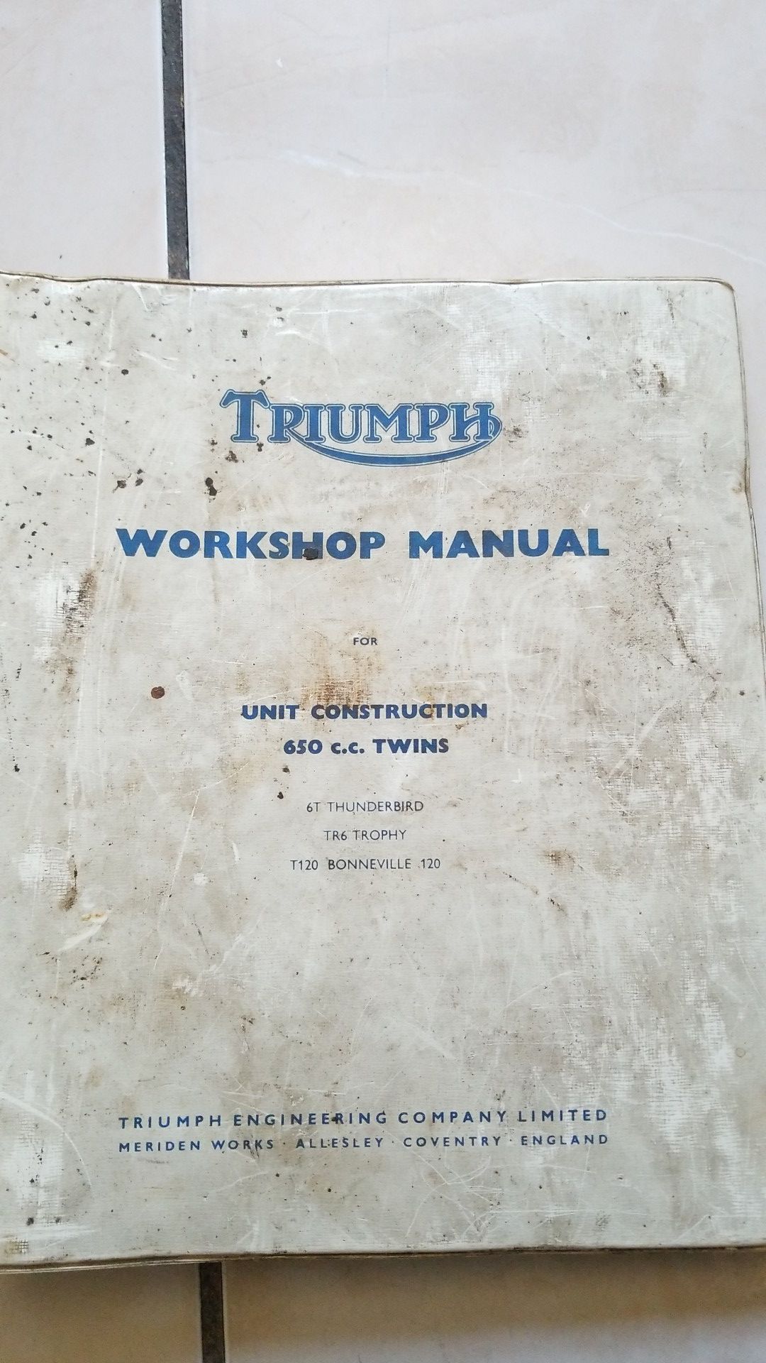 Triumph motorcycle workshop manual