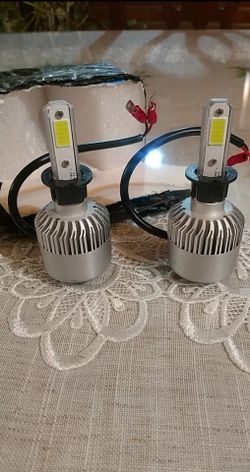 2Pcs Auto LED Headlight bulbs, Fogs, Or Daytime Running *Installation Not Included* *Just Plug & Play* *6 Months Warranty* 6500k 72W 8000LM Luces LED