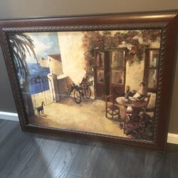 Z Gallerie Mediterranean Print