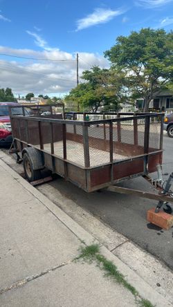 Utility Trailer 12 Ft Long 5 Ft Wide Registration Ready