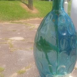 New Recycle Glass Bubble Floor Vase High Quality Masterpiece Very Detailed Thick And Elegant Made In Portugal 