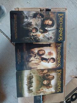 Lord Of The Rings On Vhs