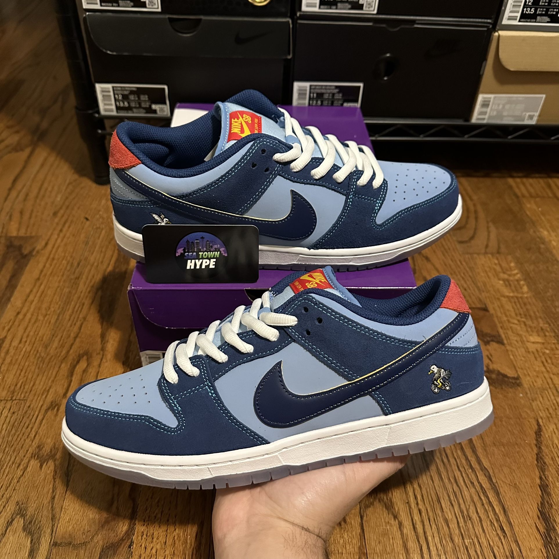 Nike SB Dunk Low ‘Why So Sad?’ Size 10.5M Brand New