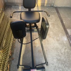 Hip Abductor Machine for Home Gym,Glute & Thigh Exercise Equipmen for Women,Leg Workout Equipment with 3 Resistance Levels, 220lbs Capacity,Leg Abduct