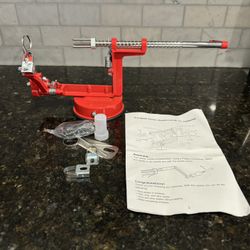 Apple peeler, corer, and slicer