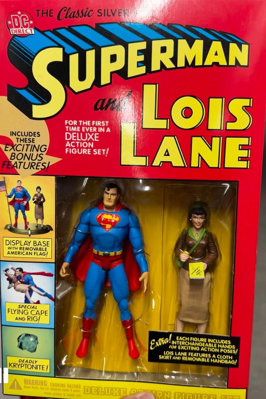 Super Man And Lois Lane Deluxe Playset