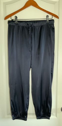 Maggie Ward - Black satin lounge pant