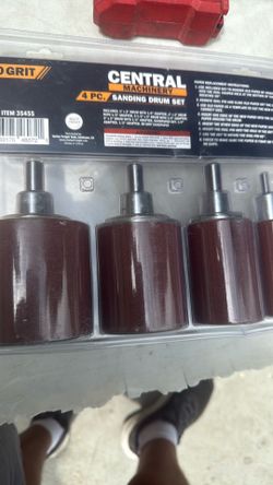 Central Machinery 4 Pc. Sanding Drum Set