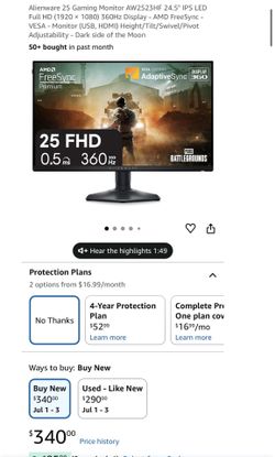 Alienware 360hz monitor