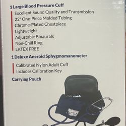 Dual Head Stethoscope & Blood Pressure Kit 