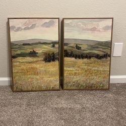 Pair Of Landscape Paintings 