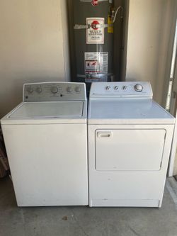 Washer and gas dryer
