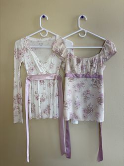 Hollister Floral Tops — Set of 2