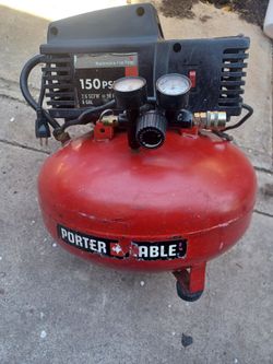 Porter cable  air compressor $40