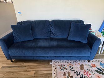 Blue couch