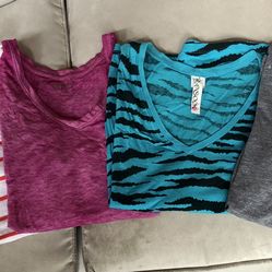 Jr. Short Sleeve Shirts Lot Sizes M