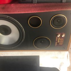 2 Acoustic Home Theater Speakers 